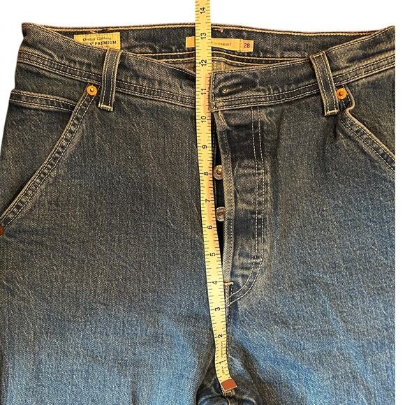 LEVI'S PREMIUM Rigcage Straight Carpenter Jeans High Rise Utility Women's Sz 28 - Picture 6 of 12